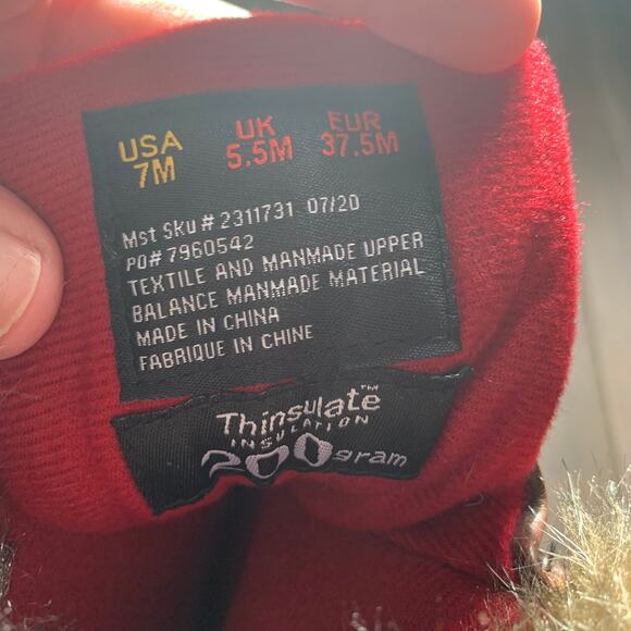 NWT Natural Reflections Lumber Jill Buffalo Plaid Winter Boots Size 7 - Picture 9 of 9